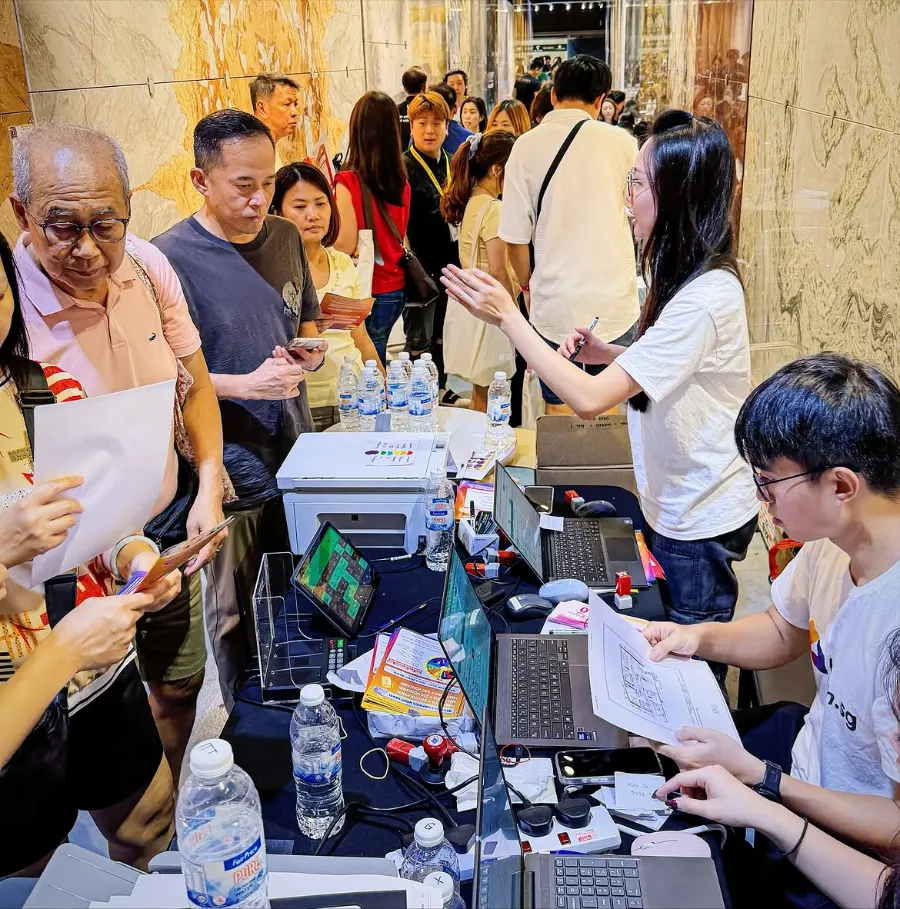 Busy registration counter
